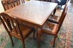 Klassieke eetkamer tafel met 6 bijhorende stoelen, Ophalen