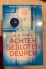 B.A. Paris - Achter gesloten deuren, Boeken, Thrillers, Ophalen, B.A. Paris