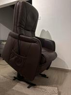 Lederen elektrische relaxzetel HIMOLLA met 3 motoren, Huis en Inrichting, Fauteuils, Ophalen, Zo goed als nieuw, Leer, Relaxzetel fauteuil relax zetel relaxfauteuil relaxstoel