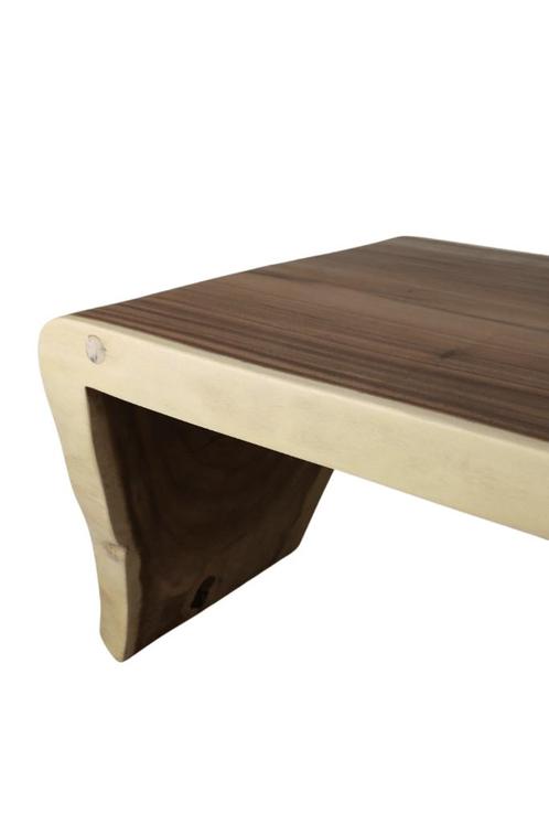 Boomstam eettafel uit 1 stuk 290 lang, Huis en Inrichting, Tafels | Eettafels, Nieuw, Overige houtsoorten, Ophalen of Verzenden