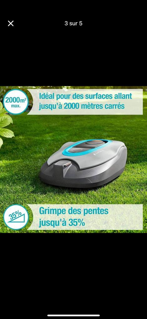 Tondeuse GARDENA sileno +2000, Tuin en Terras, Robotmaaiers, Gebruikt, Ophalen