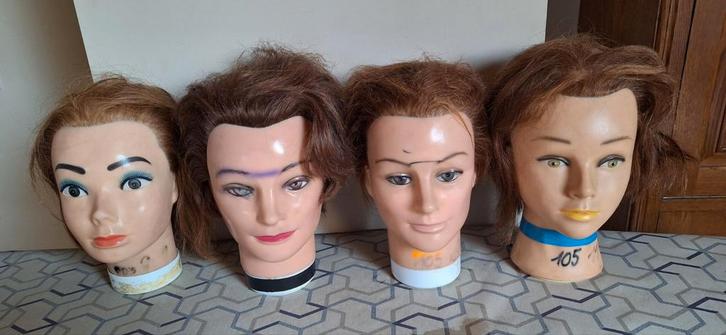 Mannequin de salon de coiffure, Hobby & Loisirs créatifs, Matériel scolaire, Utilisé, Enlèvement ou Envoi