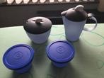 Tupperware, Huis en Inrichting, Ophalen of Verzenden, Zo goed als nieuw, Blauw, Beker of Kan