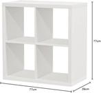 Kallax Expedit 4-vakken kast IKEA, Ophalen of Verzenden, Gebruikt