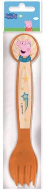 Peppa Pig Bestekset - Kunststof Bestek - Vork en Lepel, Kinderen en Baby's, Babyvoeding en Toebehoren, Ophalen of Verzenden, Nieuw