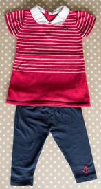Rood-wit gestreept truitje + broekje, maat 3-6M, Kinderen en Baby's, Gebruikt, Meisje, Early Days, Ophalen of Verzenden