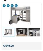 Hoogslaper, Huis en Inrichting, Slaapkamer | Stapelbedden en Hoogslapers, Ophalen, Hoogslaper, Eenpersoons, 210 cm