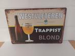 Westvleteren trappist reclameborden metaal, Verzamelen, Biermerken, Verzenden