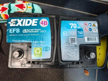 Batterie Exide EFB EL700 70ah 760a, Enlèvement