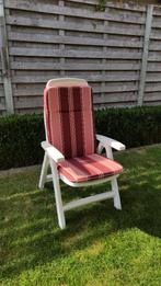 Tuinzetel, Jardin & Terrasse, Chaises de jardin, Enlèvement, Comme neuf, Synthétique, Ajustable