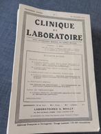 Medisch tijdschrift Clinique et laboratoire - 1934-1935-1936, Verzamelen, Tijdschriften, Kranten en Knipsels, Ophalen of Verzenden