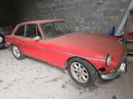 MG B Laat een restauratie uitvoeren Motor ok en interieur ok, Auto's, Achterwielaandrijving, Zwart, 4 cilinders, Leder