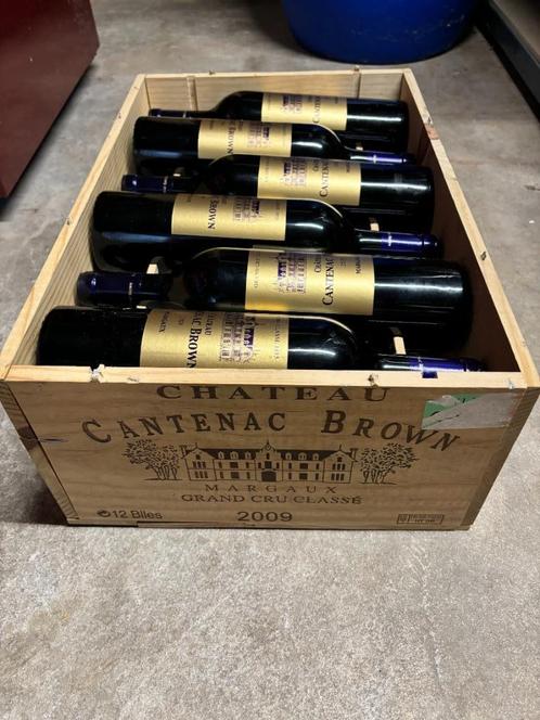 Chateau Cantenac-Brown 2009 Margaux vin, Collections, Vins, Neuf, Vin rouge, France, Pleine, Enlèvement