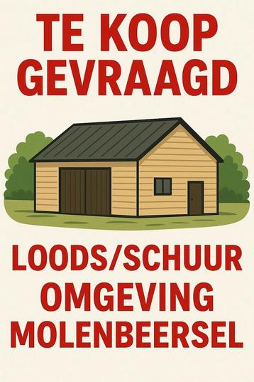 Gezocht : schuur / loods 3640 Kinrooi  beschikbaar voor biedingen