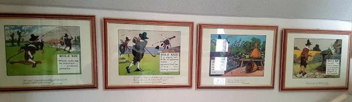 set van 4 vrolijke sporters nostalgisch, Antiek en Kunst, Curiosa en Brocante, Ophalen