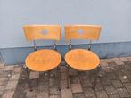 2 "kush en co" design-eetkamerstoelen uit de jaren '70, Huis en Inrichting, Stoelen, Ophalen, Gebruikt