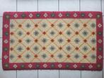 2 Vintage handgemaakte tapijtjes, Huis en Inrichting, Stoffering | Tapijten en Vloerkleden, 50 tot 100 cm, 100 tot 150 cm, Gebruikt
