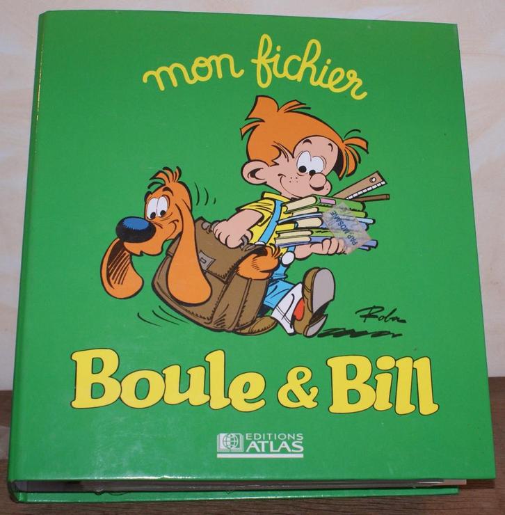 Mon fichier Boule & Bill - Ed. Atlas - 1999, Livres, Livres d'étude & Cours, Comme neuf, Ne s'applique pas, Enlèvement ou Envoi