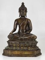 Chinese Bronzen Boeddha beeld, Ophalen of Verzenden