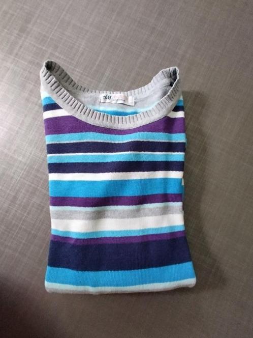 truitje, gestreept, maat 134 - 140, Kinderen en Baby's, Kinderkleding | Maat 134, Gebruikt, Jongen, Trui of Vest, Ophalen of Verzenden