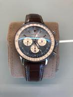 Breitling navitimer B01 Chronograph 46mm, Handtassen en Accessoires, Horloges | Heren, Breitling, Staal, Zo goed als nieuw, Polshorloge
