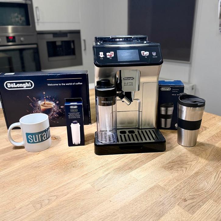 Delonghi Electta Explore ECAM450.55.SB Koffiezetapparaat, Elektronische apparatuur, Koffiezetapparaten, Zo goed als nieuw, Ophalen of Verzenden