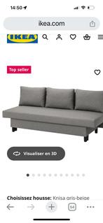 Ikea grijze slaapbank, Huis en Inrichting, Slaapkamer | Slaapbanken, Ophalen, Zo goed als nieuw