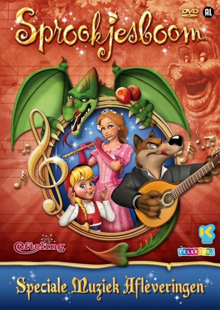Efteling dvd - Sprookjesboom Speciale muziekafleveringen, Cd's en Dvd's, Dvd's | Tekenfilms en Animatie, Ophalen of Verzenden