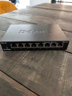 D-Link DGS-108 8 poorts gigabit switch, Computers en Software, Netwerk switches, Ophalen, Gebruikt