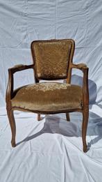 Fijne antieke rococo-cabriolefauteuil (Louis XV gesneden), Ophalen