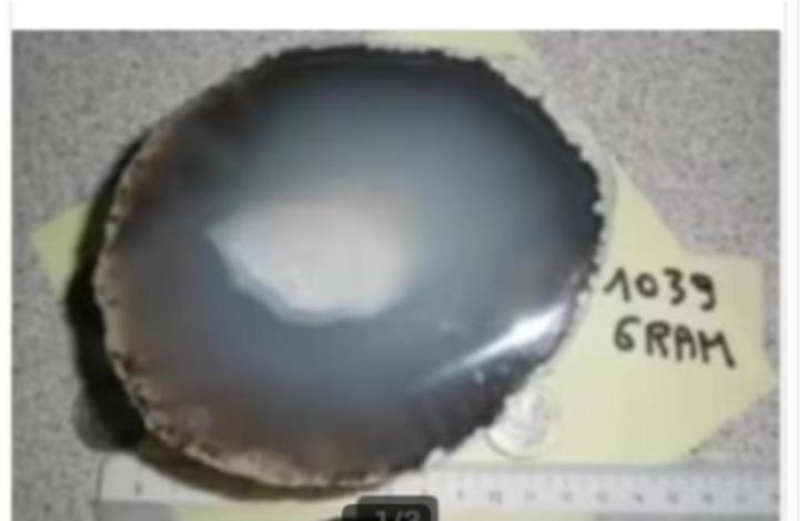 prachtige grote wateragaat of hydroliet 1 kg, Verzamelen, Mineralen en Fossielen, Ophalen of Verzenden