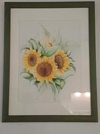 Schilderij met zonnebloemen, Ophalen