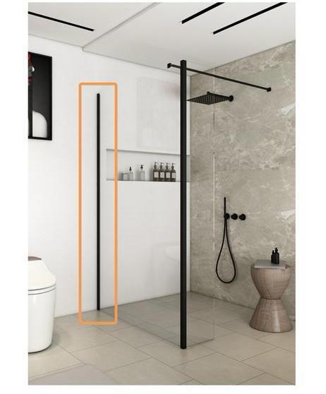 Muurprofiel douche mat zwart, Huis en Inrichting, Badkamer | Complete badkamers, Nieuw, Ophalen