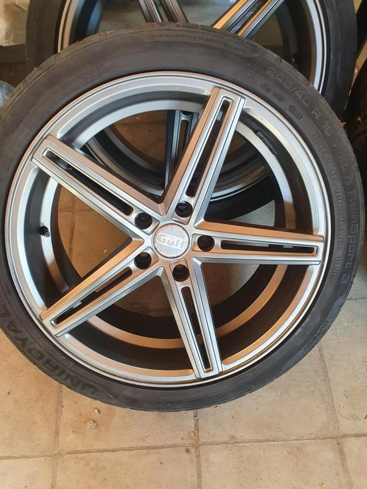 GULF VELGEN 19 INCH, Auto-onderdelen, Banden en Velgen, Velg(en), 19 inch, 245 mm, Personenwagen, Gebruikt, Ophalen