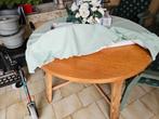 table en bois et quatre chaises avec coussins, Jardin & Terrasse, Accessoires mobilier de jardin, Comme neuf, Enlèvement ou Envoi