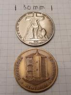 2 prachtige medailles van Sint pieters leeuw 1981 en 1982, Postzegels en Munten, Ophalen of Verzenden