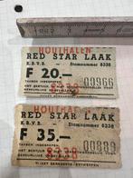 8338 Ticket Red Star Laak Houthalen - provinciaal 4 - 70's, Verzamelen, Verzenden