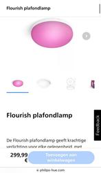 Philips hue plafondlamp, Huis en Inrichting, Ophalen, Zo goed als nieuw, Glas, Flourish