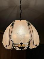 GRATIS Lampen / Lusters klassiek met bloemenmotief, Huis en Inrichting, Lampen | Hanglampen, Ophalen, Zo goed als nieuw, Glas