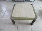 salontafel in marmer, Huis en Inrichting, Tafels | Salontafels, Ophalen, Gebruikt, Vierkant, 50 tot 100 cm