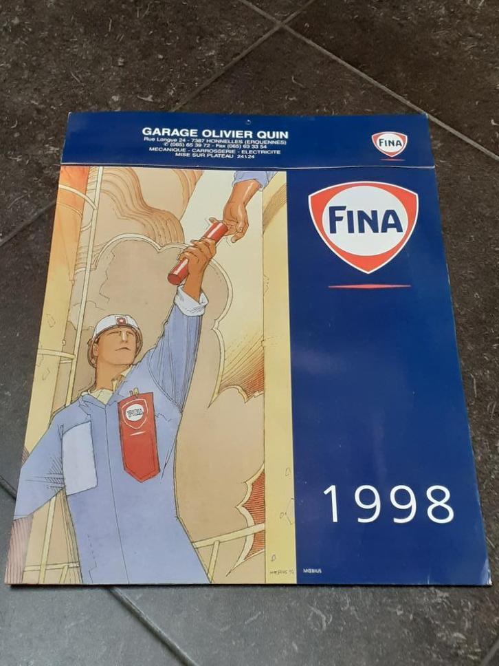 Calendrier FINA Moebius Will Cosey Dany Gibrat Derib, Vance, Verzamelen, Stripfiguren, Gebruikt, Overige typen, Overige figuren