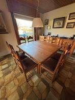 Table de salle à manger entièrement en chêne, 100 à 150 cm, Cinq personnes ou plus, 100 à 150 cm, Enlèvement