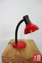Lampe de bureau rouge vintage, Utilisé, Enlèvement ou Envoi