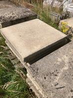 12 betonplaten van 1m x1m x 6cm dik, Tuin en Terras, Tegels en Klinkers, Ophalen, Gebruikt, 10 m² of meer, Beton