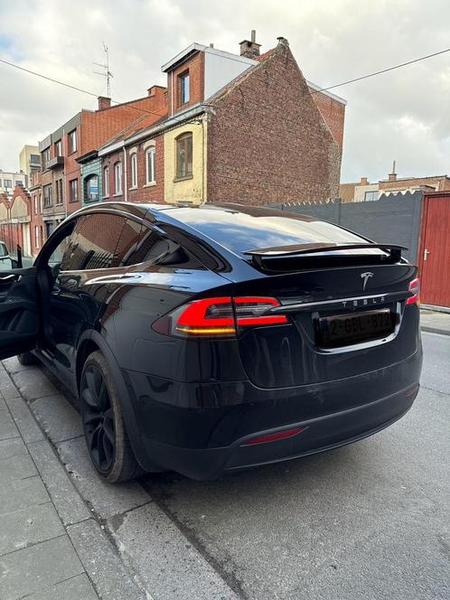Tesla Model X 90d, Auto's, Tesla, Particulier, Model X, Elektrisch, 5 deurs, Automaat, Zwart, Zwart, Leder, Vierwielaandrijving