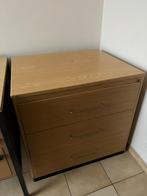 Commode de 75 cm de haut avec 3 tiroirs en métal, Comme neuf, Enlèvement, Métal