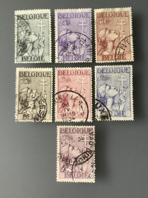 Postzegels België, Postzegels en Munten, Postzegels | Europa | België, Gestempeld, Frankeerzegel, Overig, Spoor van plakker, Ophalen of Verzenden