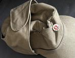 VTG East German Cap Hat NVA Army M43 Style Field Ear Flaps, Verzamelen, Verzenden