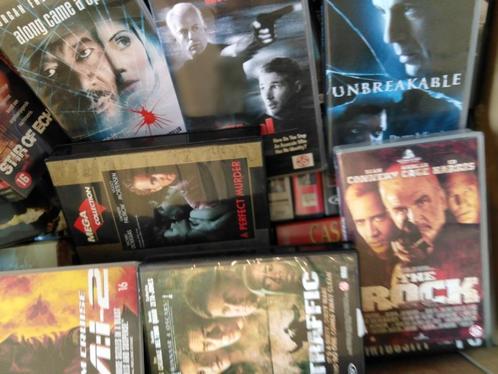 40 VHS cassettes (o.a. thrillers, detectives, jeugdfilms...), Cd's en Dvd's, VHS | Film, Zo goed als nieuw, Actie en Avontuur