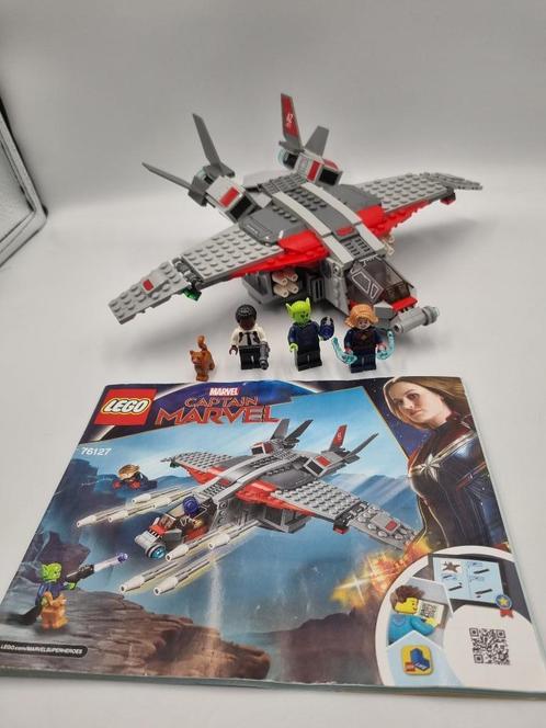Lego Super Heroes 76127 Captain Marvel and The Skrull Attack, Kinderen en Baby's, Speelgoed | Duplo en Lego, Zo goed als nieuw